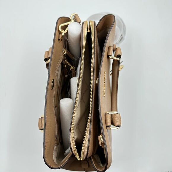 Michael Kors Houston Medium Double Zip Satchel - Picture 5 of 10